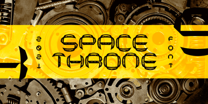Space Throne Font Poster 1