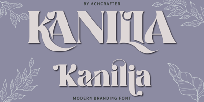 Kanilia Font Poster 1