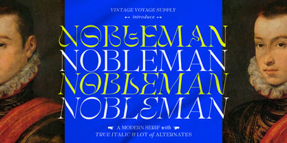 VVS Nobleman Font Poster 1