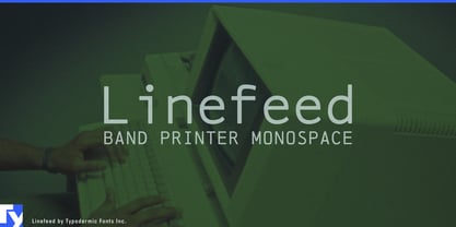 Linefeed Font Poster 1
