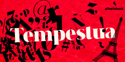 Tempestua Font Poster 1