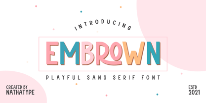 Embrown Font Poster 1
