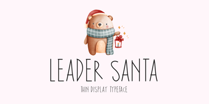 Leader Santa Font Poster 1