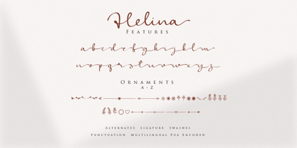 Helina Font Poster 5
