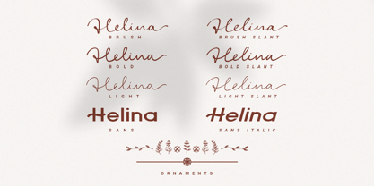 Helina Font Poster 2