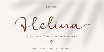Helina Font Poster 1