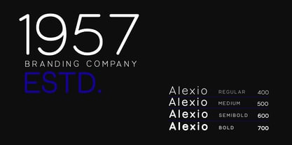 Alexio Ace Display Font Poster 11