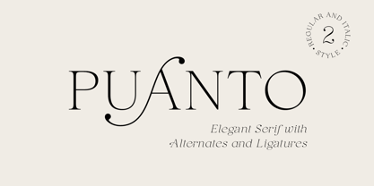 Puanto Font Poster 1