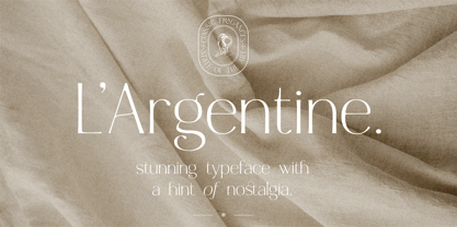 HV Argentine Font Poster 1