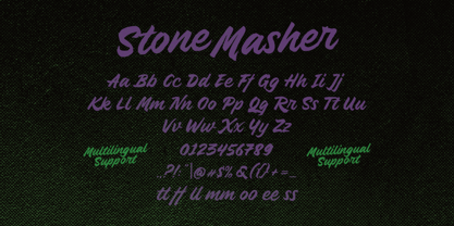 Stone Masher Font Poster 5