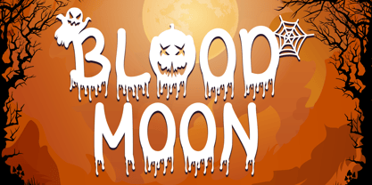 Scary Blood Font Poster 3