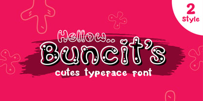 Buncits Font Poster 1