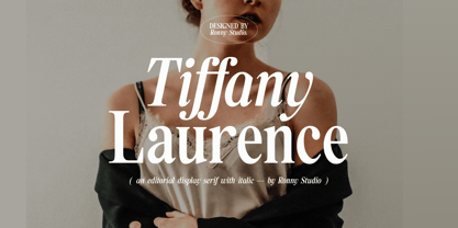 Tiffany Laurence Font Poster 1