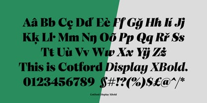 Cotford Variable Font Poster 13