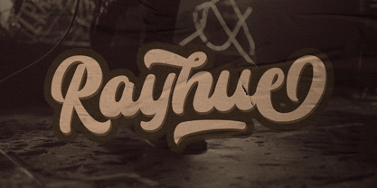 Rayhue Font Poster 1