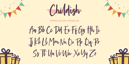 Childish Font Poster 6