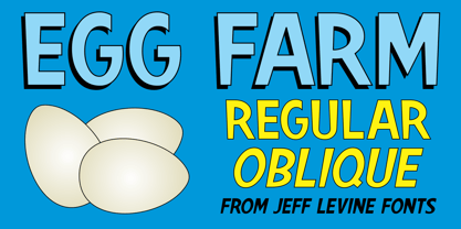 Egg Farm JNL Font Poster 1