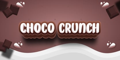 Choco Crunch Fuente Póster 1