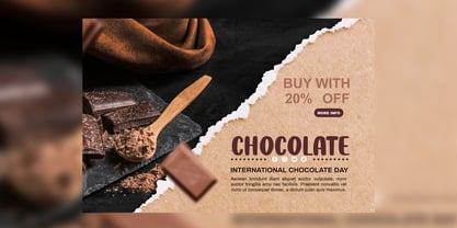 Choco Crunch Font Poster 4