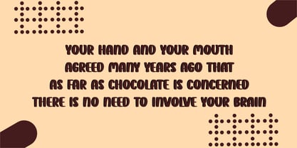 Choco Crunch Font Poster 8