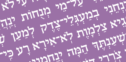 Hebrew Liane Std Font Poster 1