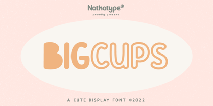 Bigcups Font Poster 1