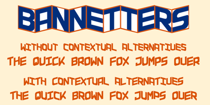 Bannetters Font Poster 4