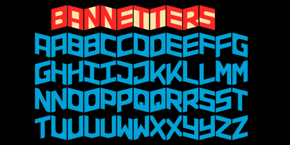 Bannetters Font Poster 2
