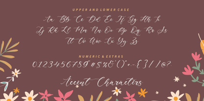 Exotic Necklace Font Poster 6