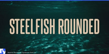 Steelfish Rounded Font Poster 1