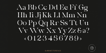 La Chore Typeface Fuente Póster 5