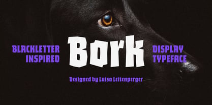 Bork Font Poster 1
