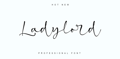 Ladylord Font Poster 1