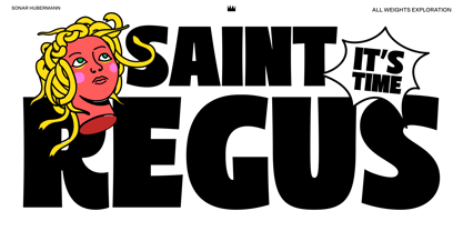 Saint Regus Font Poster 1