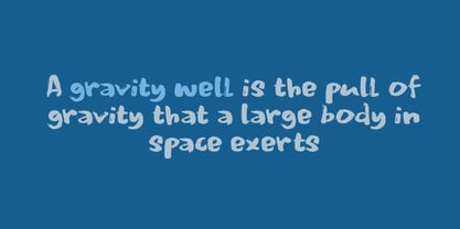 Gravity Well Font Poster 4