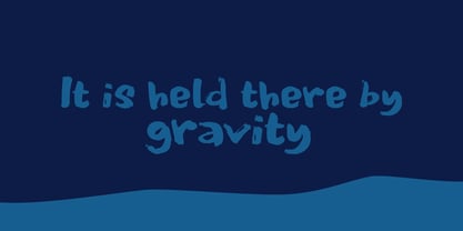 Gravity Well Font Poster 3