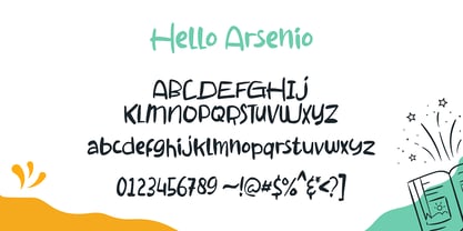 Hello Arsenio Font Poster 7