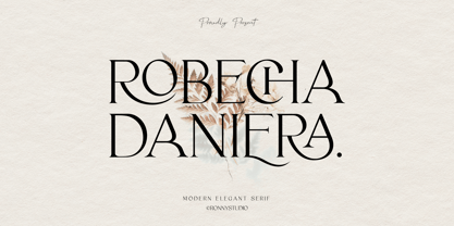 Robecha Daniera Font Poster 1