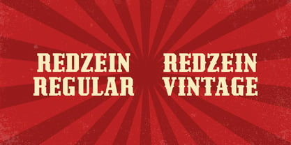 Redzein Font Poster 9
