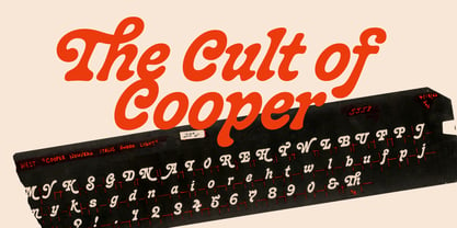 Cooper Nouveau Font Poster 4