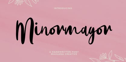 Minormayor Font Poster 1
