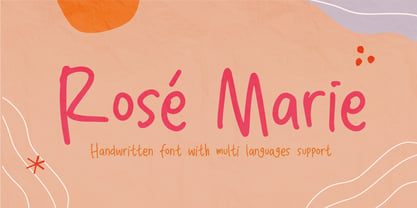 Rose Marie Font Poster 1