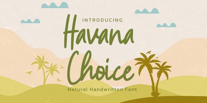 Havana Choice Font Poster 1