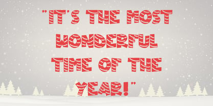 Christmas Candy Font Poster 5