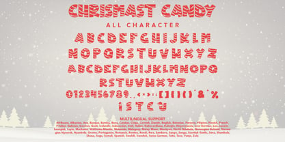 Christmas Candy Font Poster 7