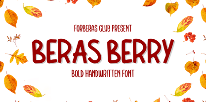 Beras Berry Font Poster 1