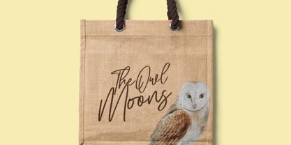 Owlmoons Font Poster 3
