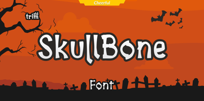 Skullbone Font Poster 1
