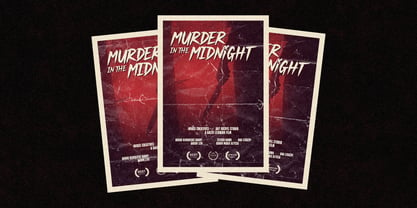 Midnight Terror Font Poster 4
