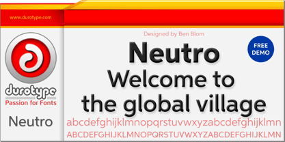 Neutro Font Poster 1